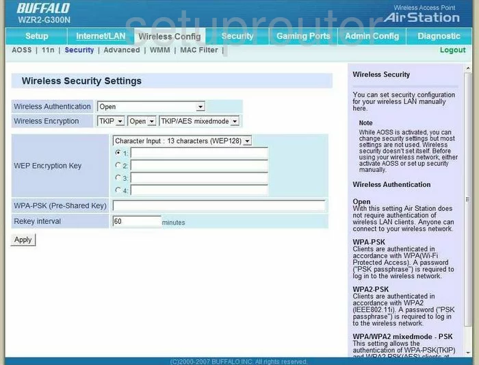 router wifi security wireless