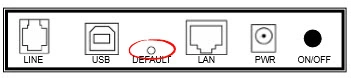 router reset factory settings