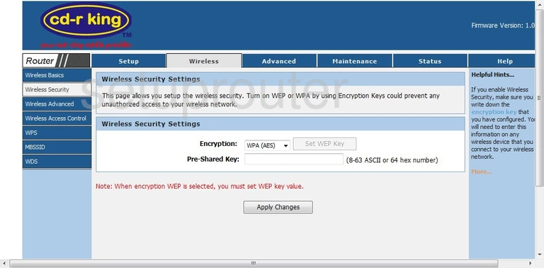 router wifi security wireless