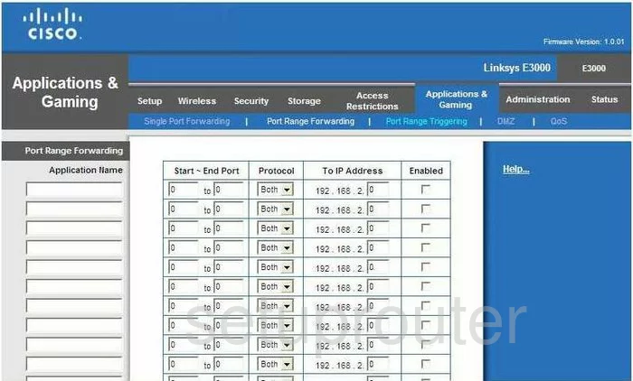 port forwarding nat screenshot