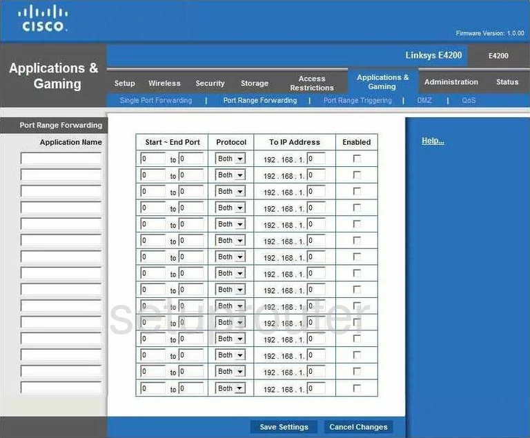 port forwarding nat screenshot