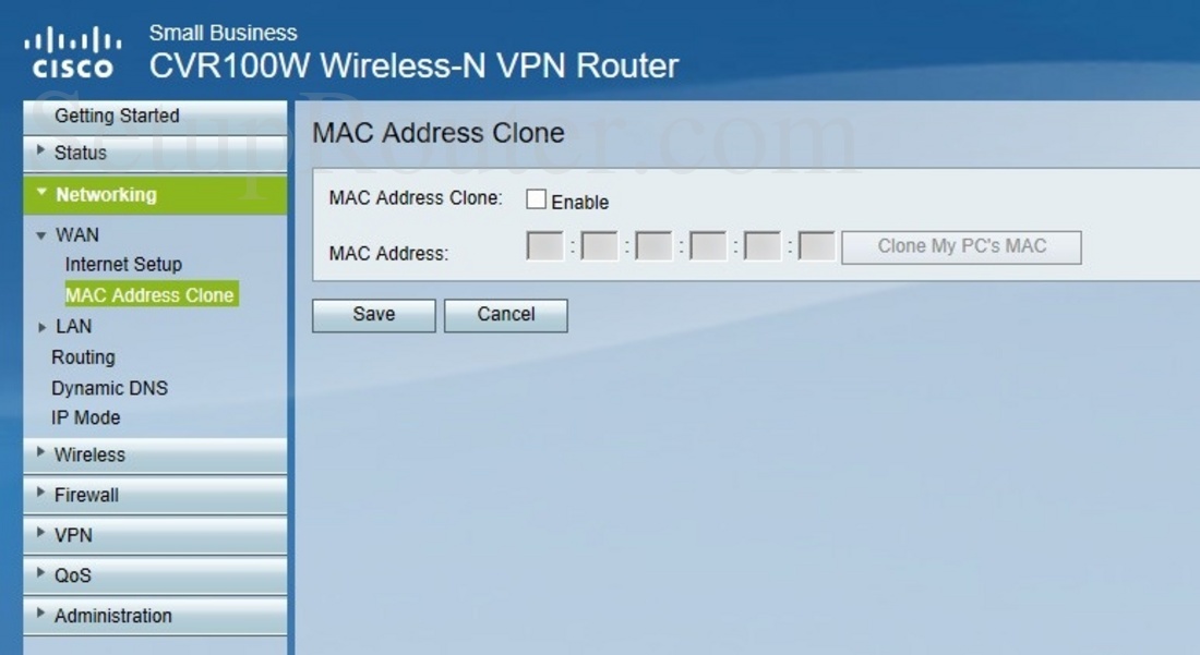 how to check router mac address cisco