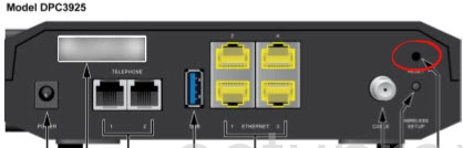 router reset factory settings