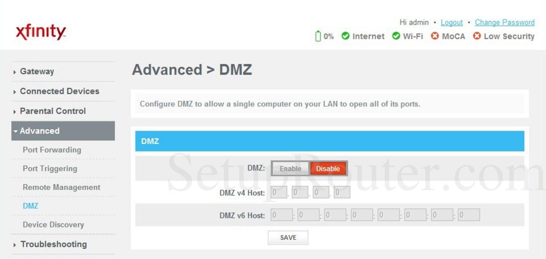 Настройка dmz на роутере cisco