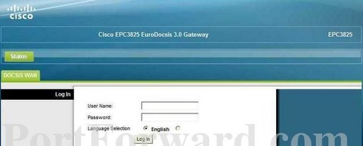 Настройка роутера cisco epc3825