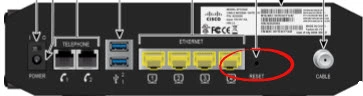 router reset factory settings