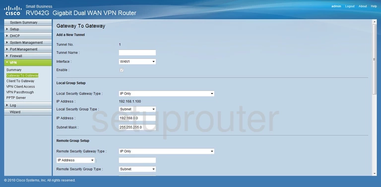 router VPN client remote desktop remote access