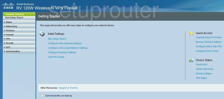 router status mac address internet IP