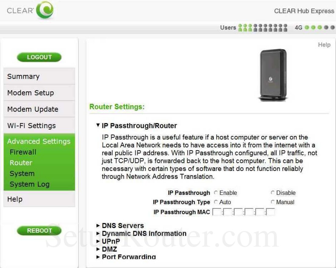 Clear Wixfbr 131 Screenshot Ip Passthrough