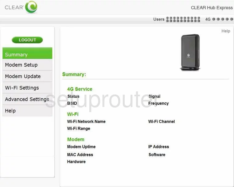 router status mac address internet IP