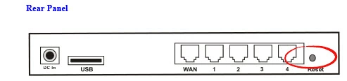 router reset factory settings