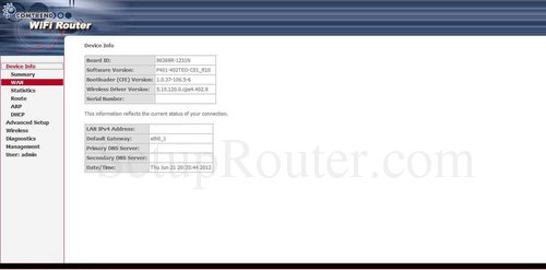 How To Login To The Comtrend WAP5813n
