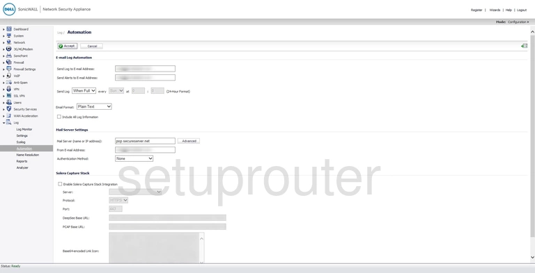 router email address