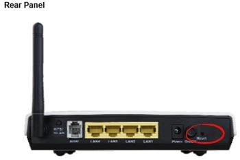 router reset factory settings