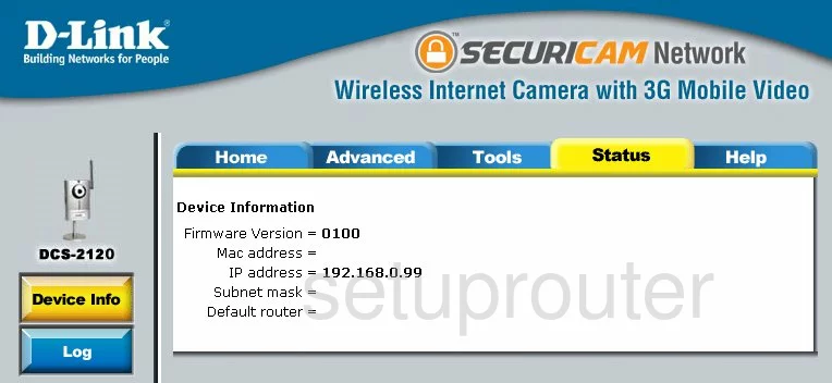 router status mac address internet IP