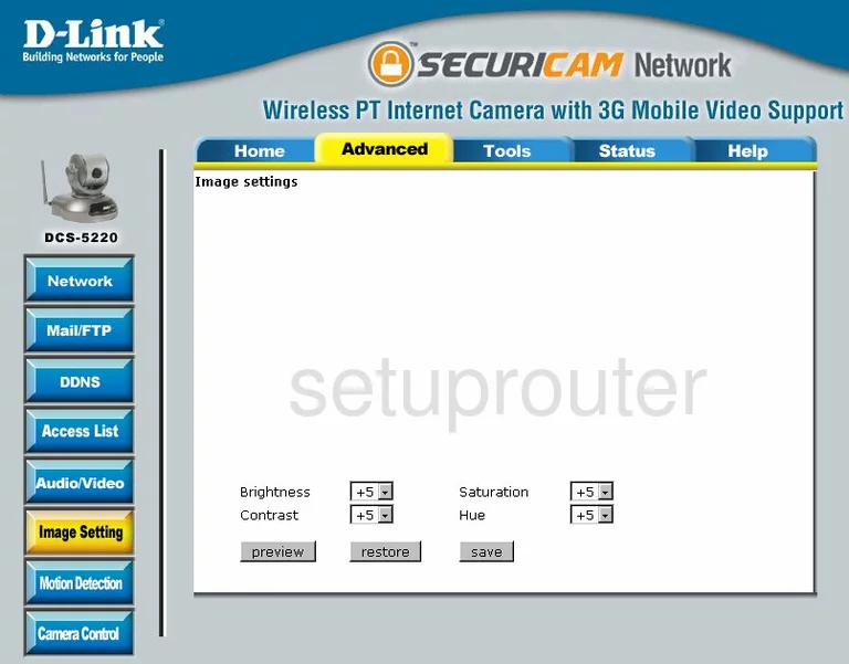 security camera video settings