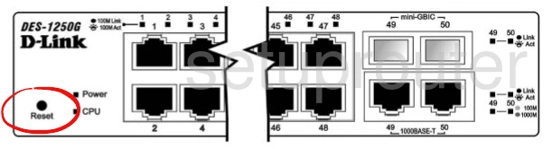 router reset factory settings