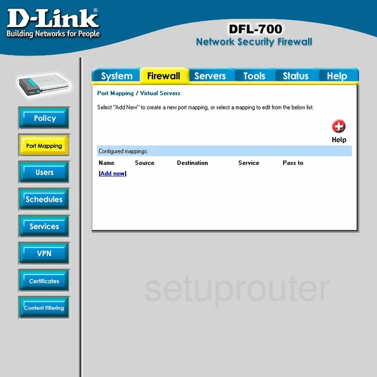 router port mapping