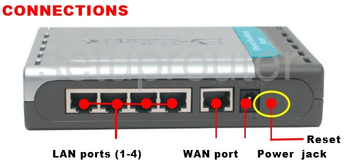 router reset factory settings