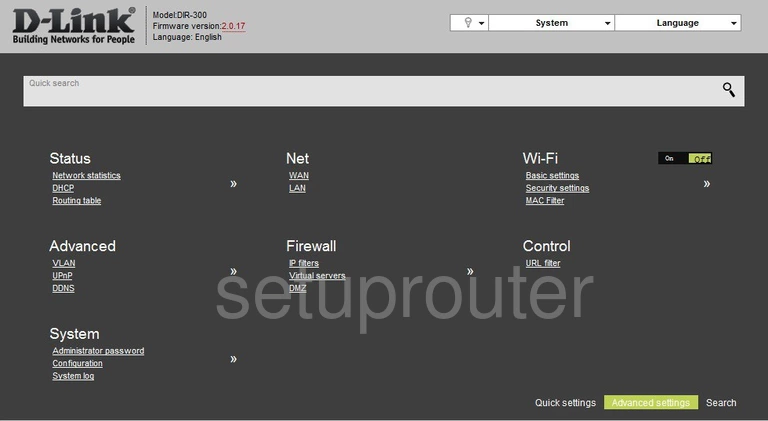 router setup