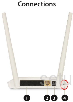 router reset factory settings