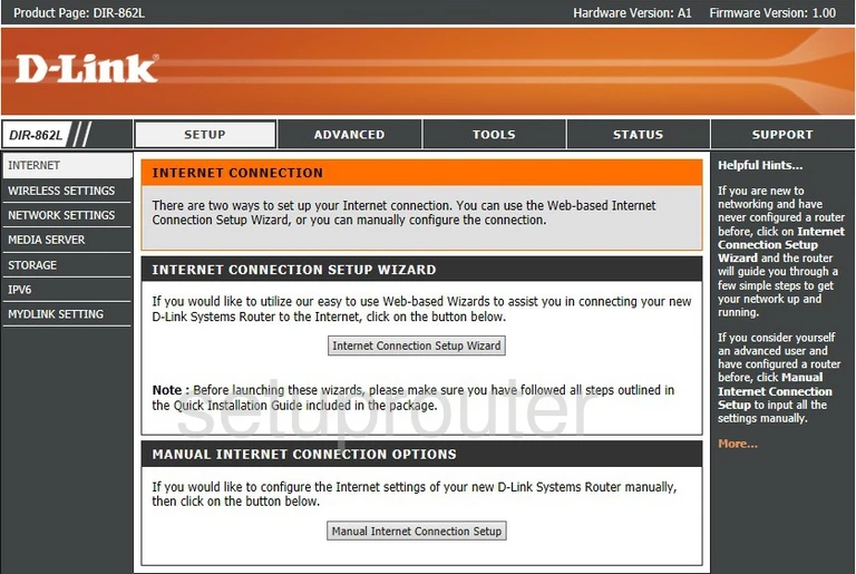 router status mac address internet IP