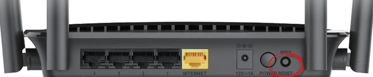 router reset factory settings