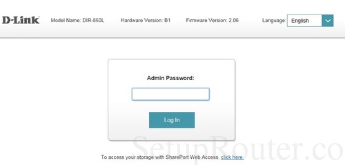 How To Login To The Dlink Dir 850l