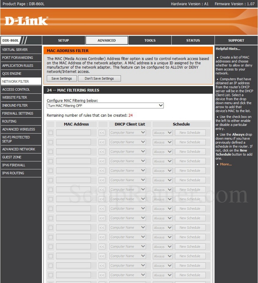 Настройка роутера d link dir 860l