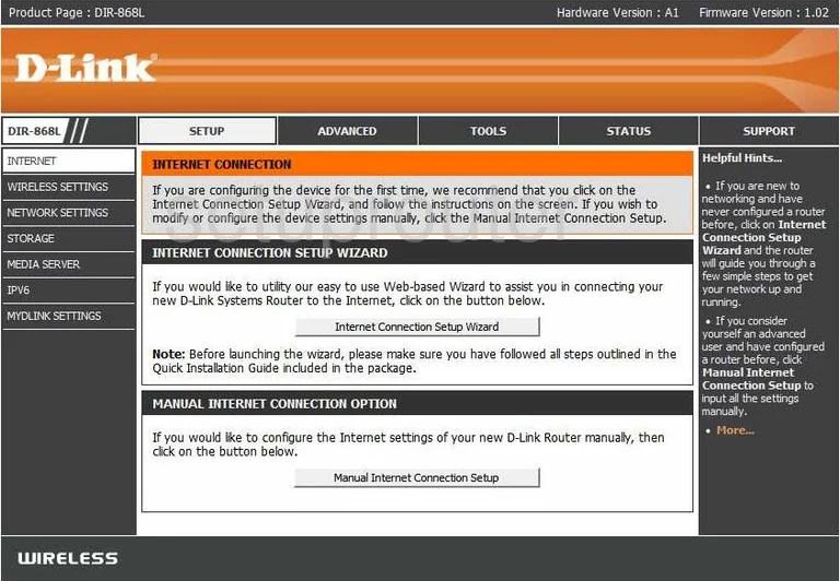 router status mac address internet IP