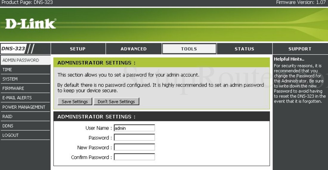 D link dns 323 настройка