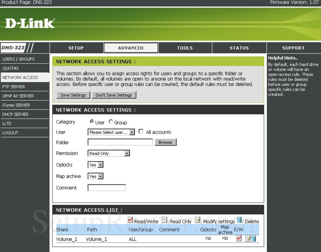 Dns 323 установка debian