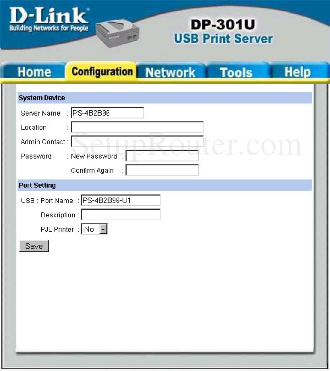 D link dp 301u настройка windows 10