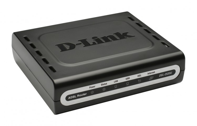 D link dsl 2520u есть ли вай фай