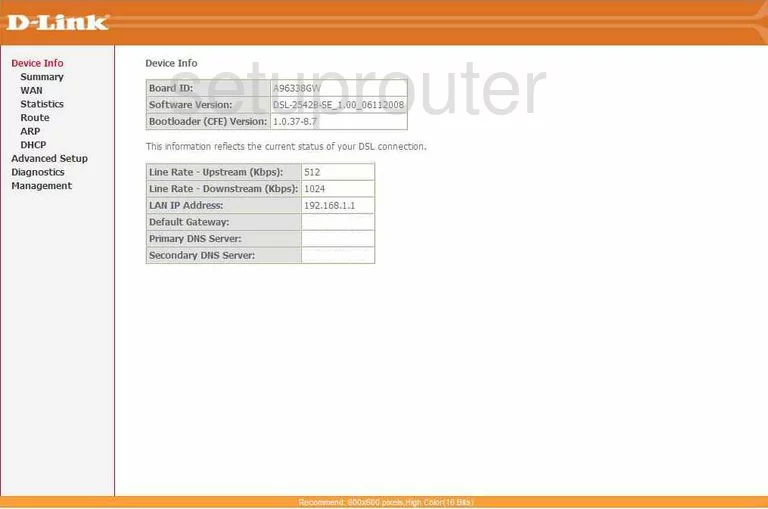 router status mac address internet IP