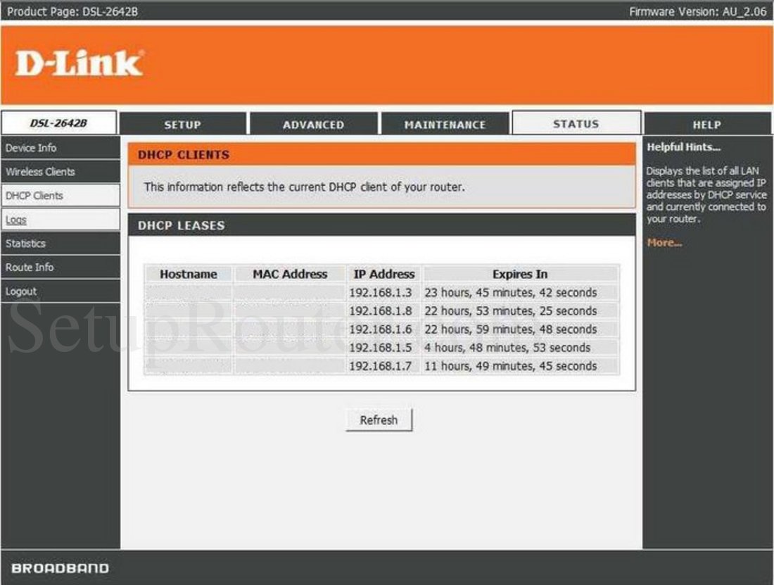 Возможно ли использование протокола dhcp для adsl модема