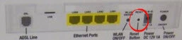 router reset factory settings