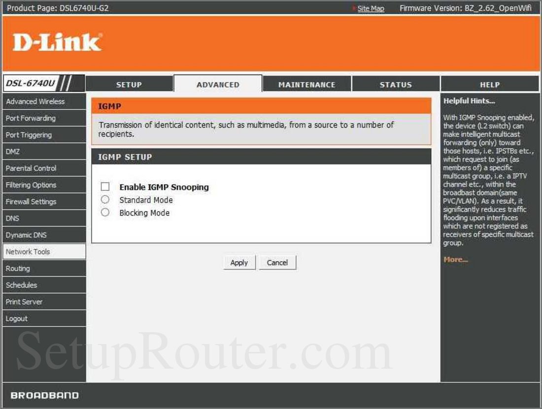 D link dsl 6740u настройка