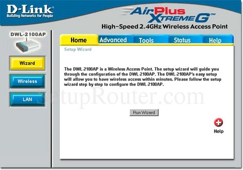 tykkelse bejdsemiddel Association Setup WiFi on the Dlink DWL-2100AP