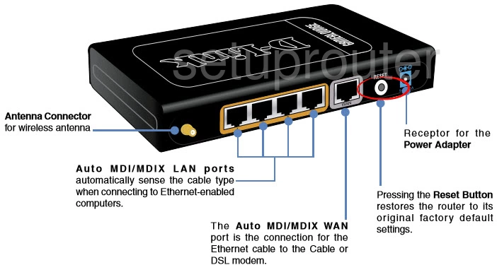 router reset factory settings