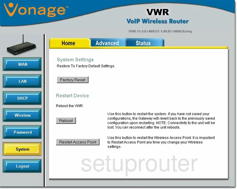 router status mac address internet IP