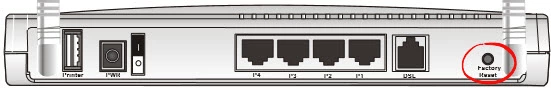 router reset factory settings