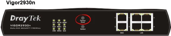 router reset factory settings