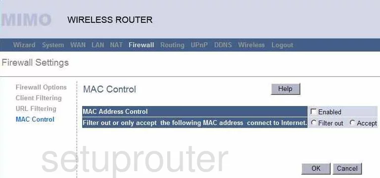 router mac filtering