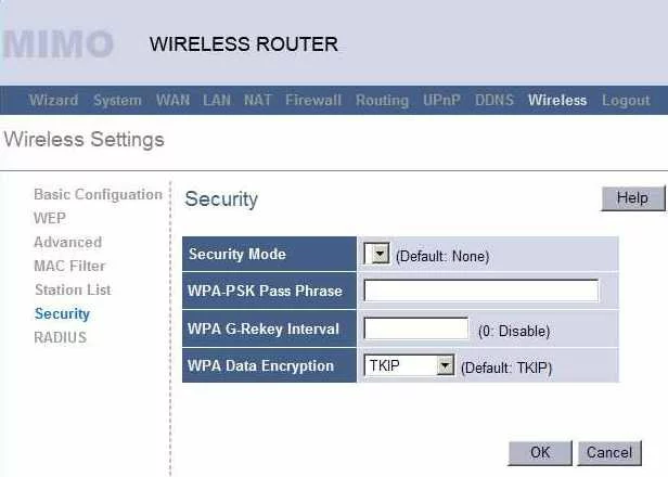 router wifi security wireless