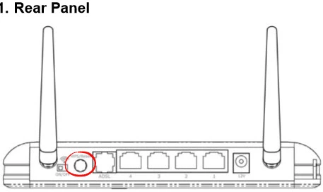 router reset factory settings