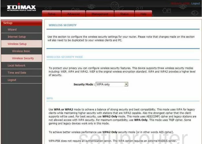 router wifi security wireless