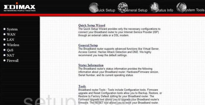 router status mac address internet IP