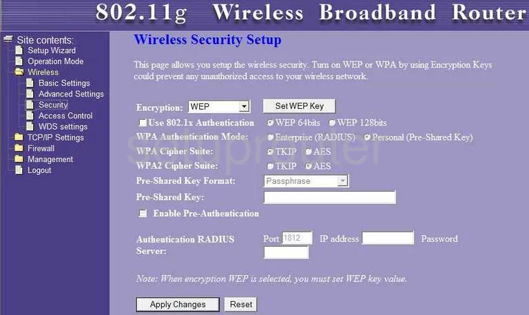 router wifi security wireless