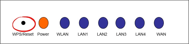 router reset factory settings